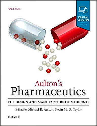 Portada del libro 9780702070051 Aulton's Pharmaceutics. The Design and Manufacture of Medicines