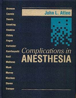 Portada del libro 9780721671611 Complications in Anesthesia