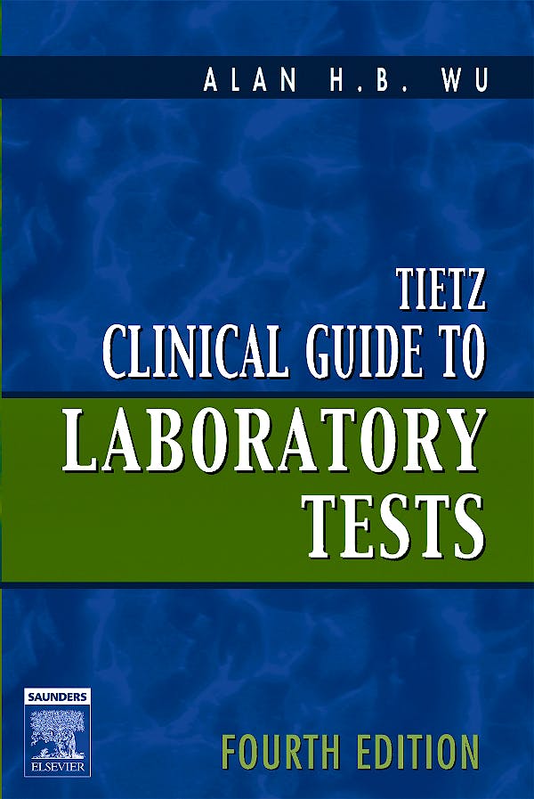 Portada del libro 9780721679754 Tietz Clinical Guide to Laboratory Tests