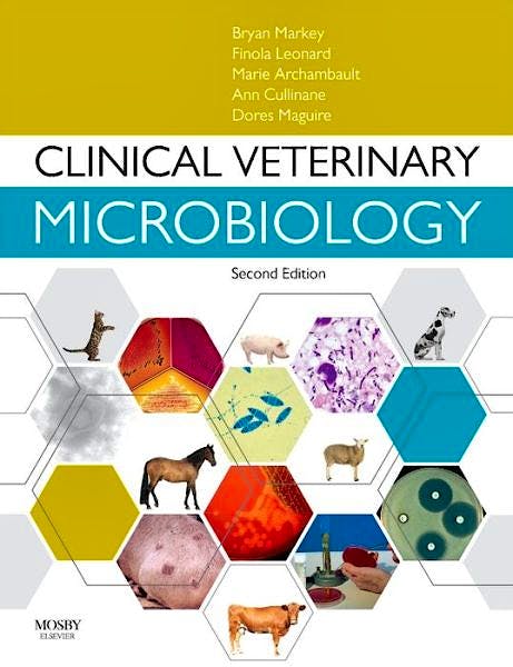 Portada del libro 9780723432371 Clinical Veterinary Microbiology