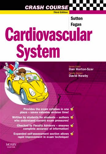 Portada del libro 9780723434306 Crash Course: Cardiovascular System