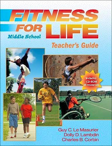Portada del libro 9780736068284 Fitness for Life Middle School Teacher's Guide