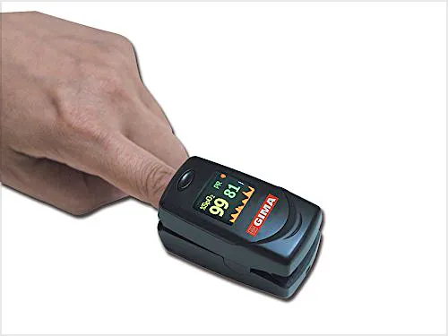 Pulsioxímetro de Dedo GIMA Oxy-6 con Alarmas