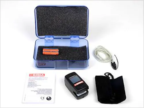 Pulsioxímetro de Dedo GIMA Oxy-6 con Alarmas