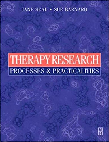 Portada del libro 9780750634359 Therapy Research. Processes and Practicalities