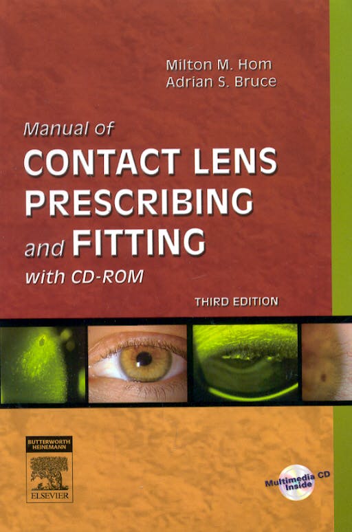 Portada del libro 9780750675178 Manual of Contact Lens Prescribing and Fitting with Cd-Rom