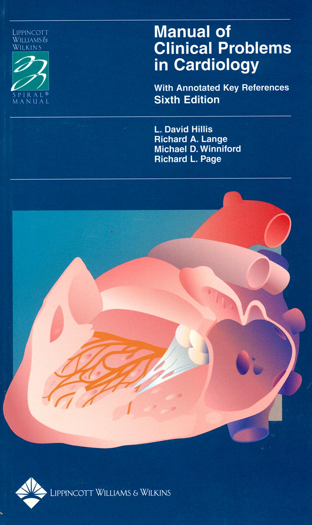 Portada del libro 9780781723817 Manual of Clinical Problems in Cardiology