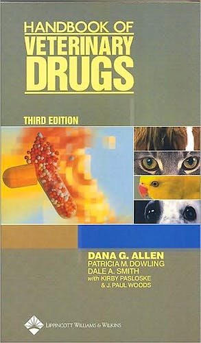 Portada del libro 9780781741262 Handbook of Veterinary Drugs