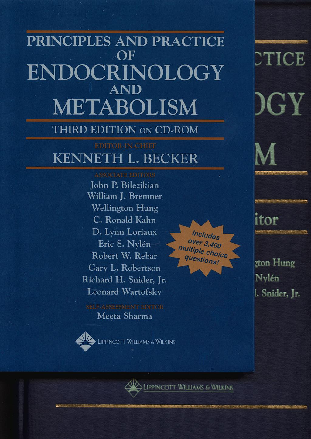 Portada del libro 9780781742450 Principles and Practice of Endocrinology and Metabolism + Cd