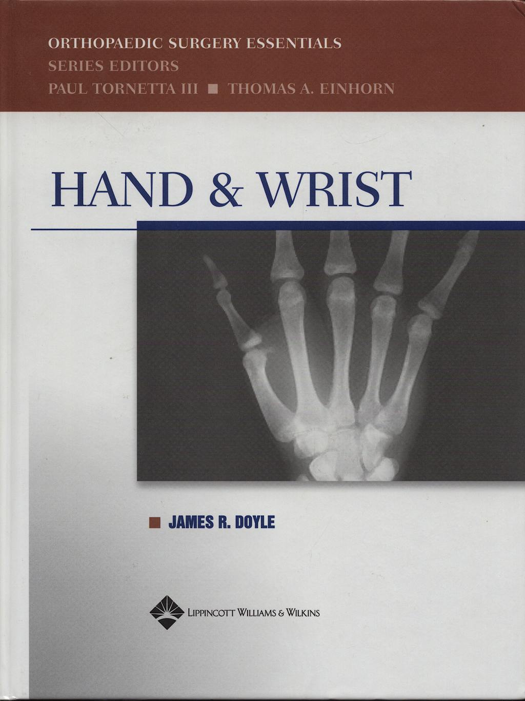 Portada del libro 9780781751469 Hand and Wrist Surgery