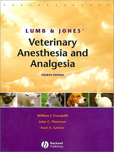 Portada del libro 9780781754712 Lumb and Jones' Veterinary Anesthesia and Analgesia