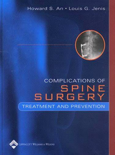 Portada del libro 9780781757911 Complications of Spine Surgery
