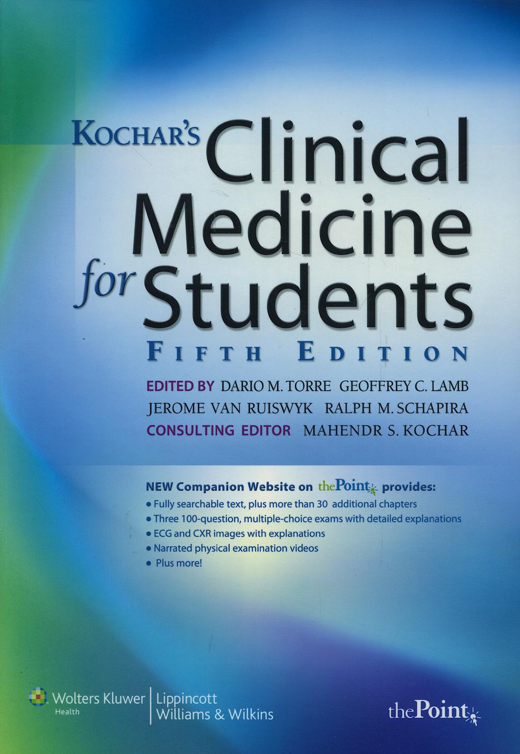 Portada del libro 9780781766999 Kochar's Clinical Medicine for Students