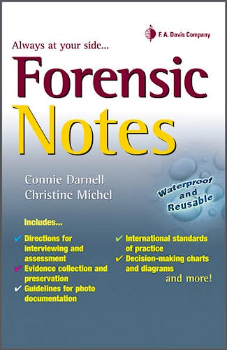 Portada del libro 9780803626522 Forensic Notes