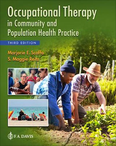 Portada del libro 9780803675629 Occupational Therapy in Community and Population Health Practice