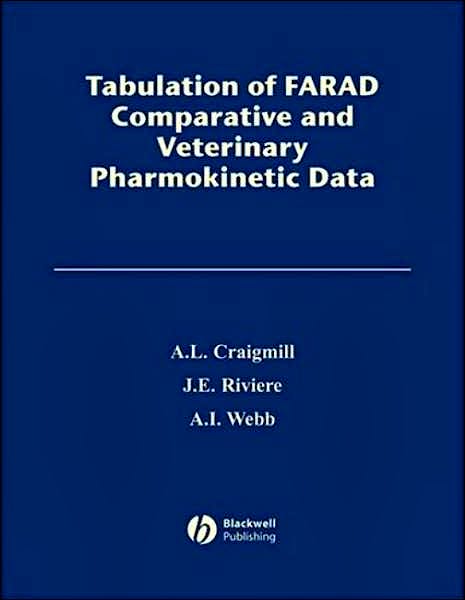Portada del libro 9780813813493 Tabulation of Farad Comparative and Veterinary Pharmacokinetic Data