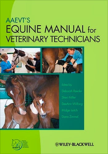 Portada del libro 9780813829715 Aaevt's Equine Manual for Veterinary Technicians