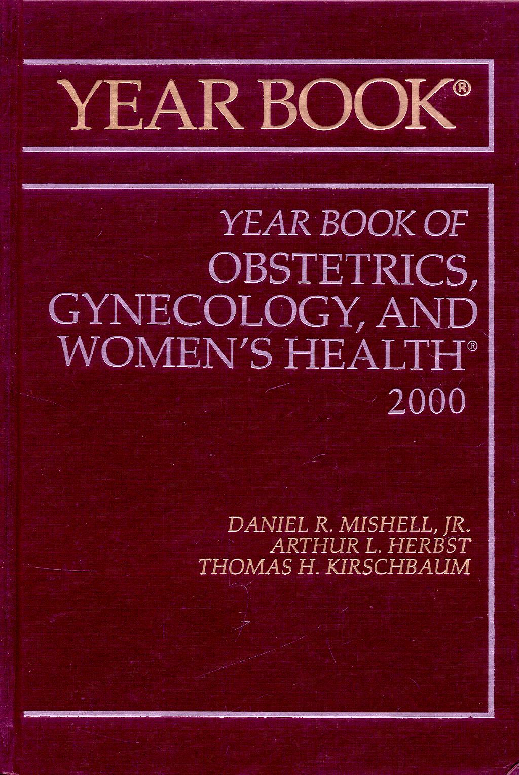 Portada del libro 9780815122005 Year Book of Obstetrics, Gynecology and Women's Health 2000