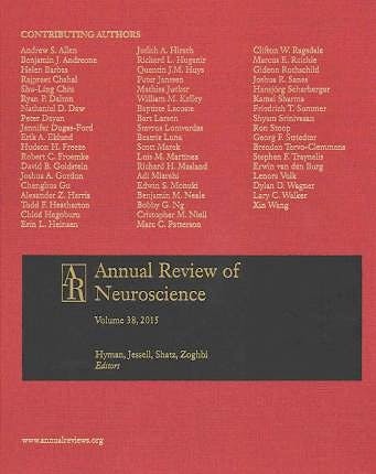 Portada del libro 9780824324384 Annual Review of Neuroscience, Vol. 38