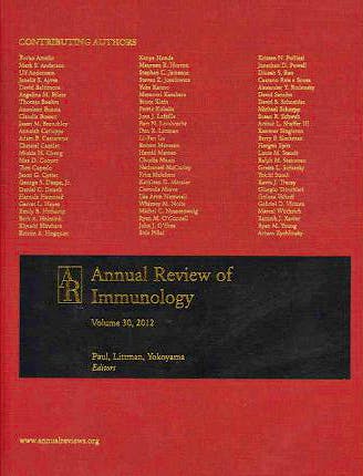 Portada del libro 9780824330309 Annual Review of Immunology, Vol. 30