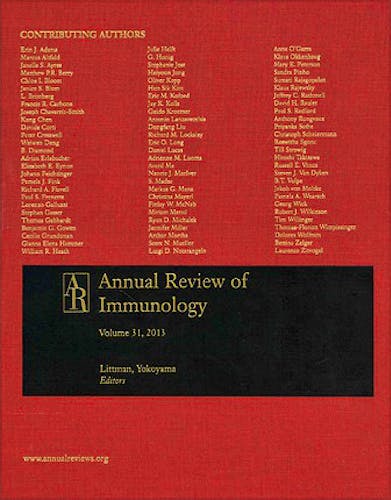 Portada del libro 9780824330316 Annual Review of Immunology, Vol. 31