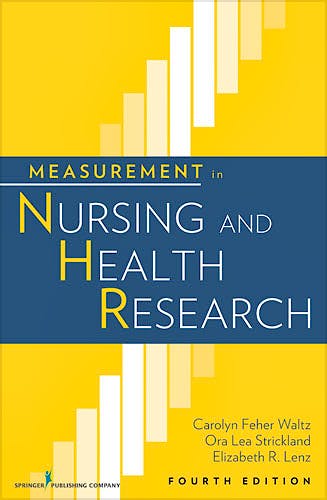 Portada del libro 9780826105073 Measurement in Nursing and Health Research