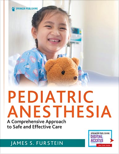 Portada del libro 9780826138743 Pediatric Anesthesia. A Comprehensive Approach to Safe and Effective Care