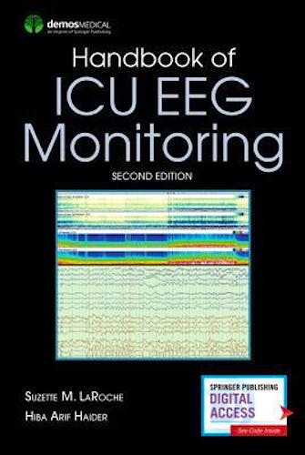 Portada del libro 9780826168610 Handbook of ICU EEG Monitoring