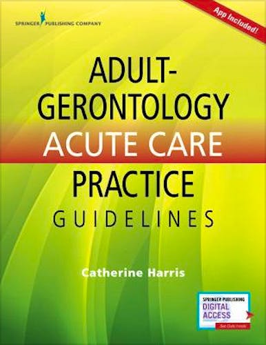 Portada del libro 9780826170040 Adult-Gerontology Acute Care Practice Guidelines