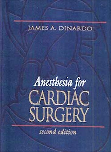 Portada del libro 9780838502532 Anesthesia for Cardiac Surgery