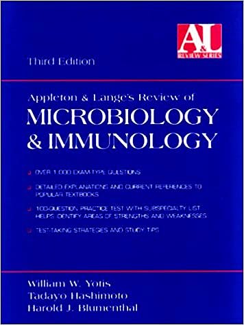 Portada del libro 9780838502730 Appleton & Lange's Review of Microbiology & Immuno