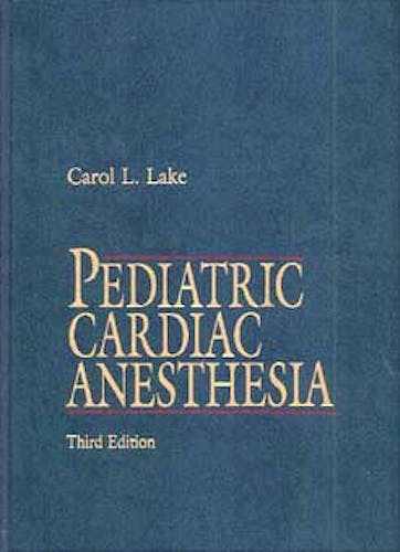 Portada del libro 9780838576809 Pediatric Cardiac Anesthesia