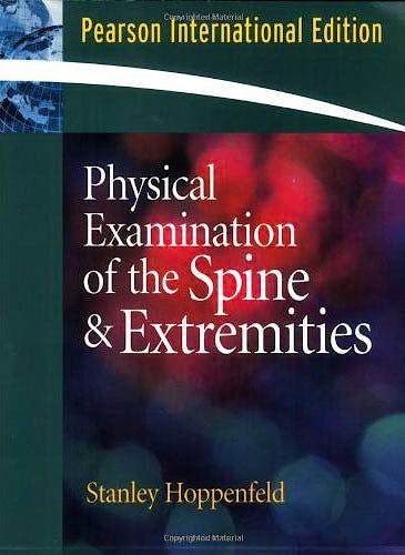 Portada del libro 9780838578452 Physical Examination of the Spine and Extremities