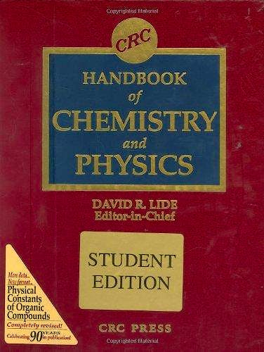 Portada del libro 9780849304842 Handbook of Chemistry and Physics