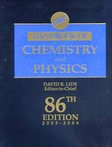 Portada del libro 9780849304866 Handbook of Chemistry and Physics