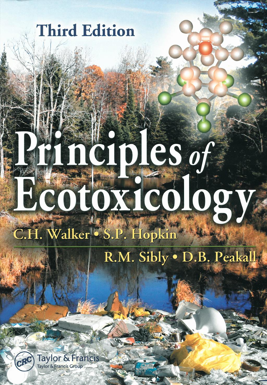 Portada del libro 9780849336355 Principles of Ecotoxicology