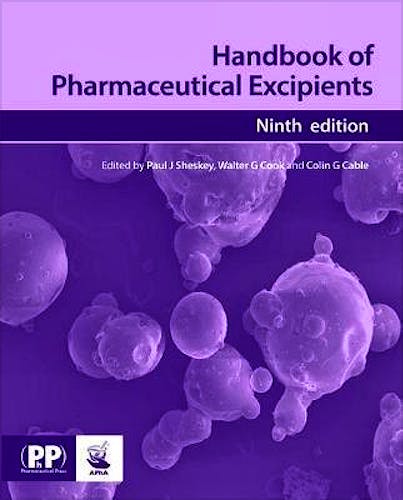 Portada del libro 9780857113757 Handbook of Pharmaceutical Excipients