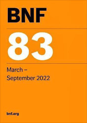 Portada del libro 9780857114341 BNF 83 (British National Formulary)