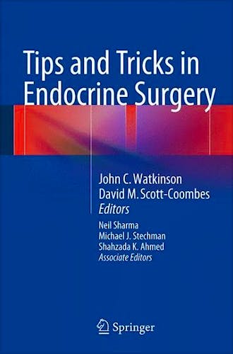 Portada del libro 9780857299826 Tips and Tricks in Endocrine Surgery