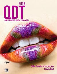 Portada del libro 9780867156898 (QDT) Quintessence of Dental Tecnology 2015