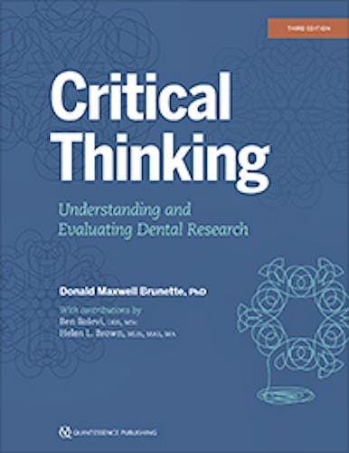 Portada del libro 9780867158007 Critical Thinking. Understanding and Evaluating Dental Research