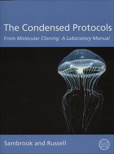 Portada del libro 9780879697716 The Condensed Protocols. from Molecular Cloning: A Laboratory Manual