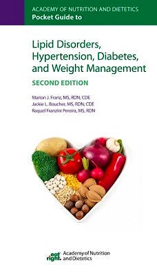 Portada del libro 9780880919852 Academy of Nutrition and Dietetics Pocket Guide to Lipid Disorders, Hypertension, Diabetes, and Weight Management