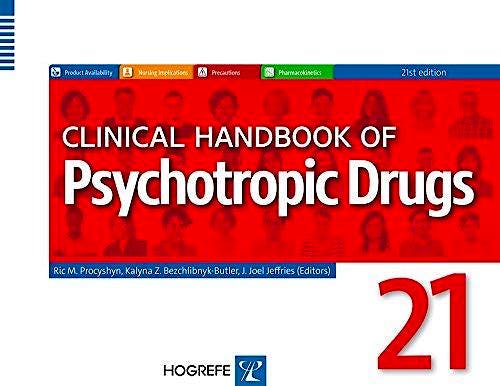 Portada del libro 9780889374744 Clinical Handbook of Psychotropic Drugs