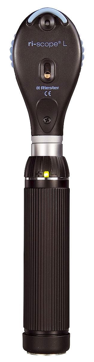 Oftalmoscopio Riester Ri-Scope L L1 HL 2,5 V., Mango C para 2 Baterias Alcalinas Tipo C o Ri-Accu
