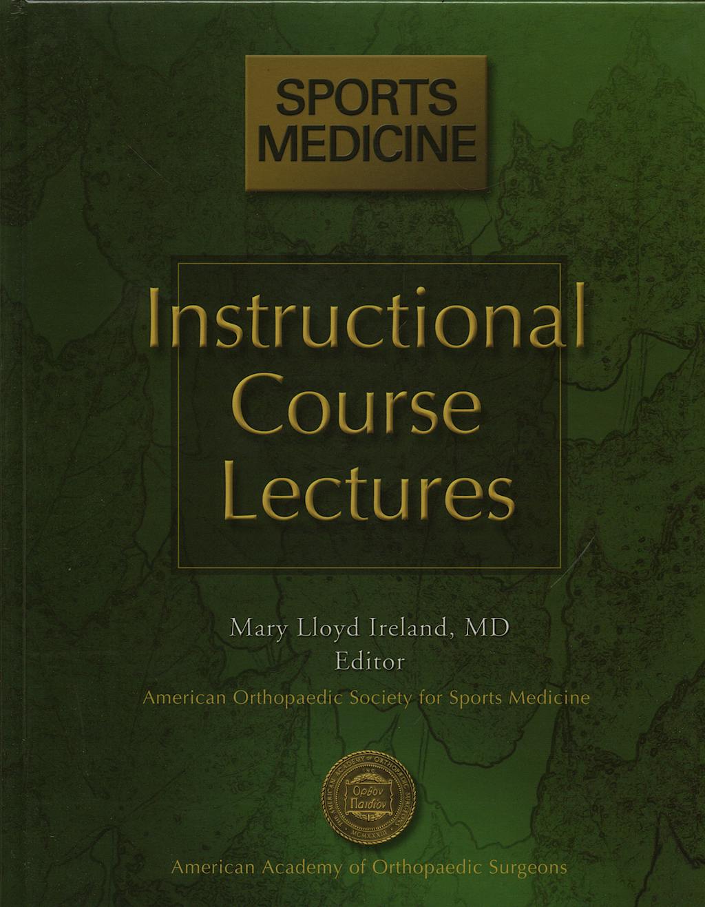 Portada del libro 9780892033553 Instructional Course Lectures. Sports Medicine