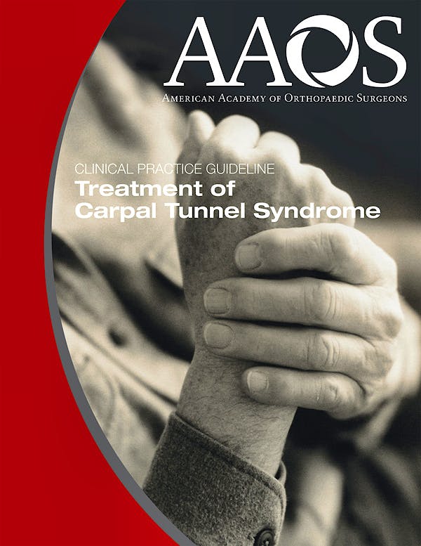 Portada del libro 9780892036370 AAOS Practice Guideline. Treatment of Carpal Tunnel Syndrome
