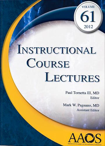 Portada del libro 9780892038466 Instructional Course Lectures, Vol. 61