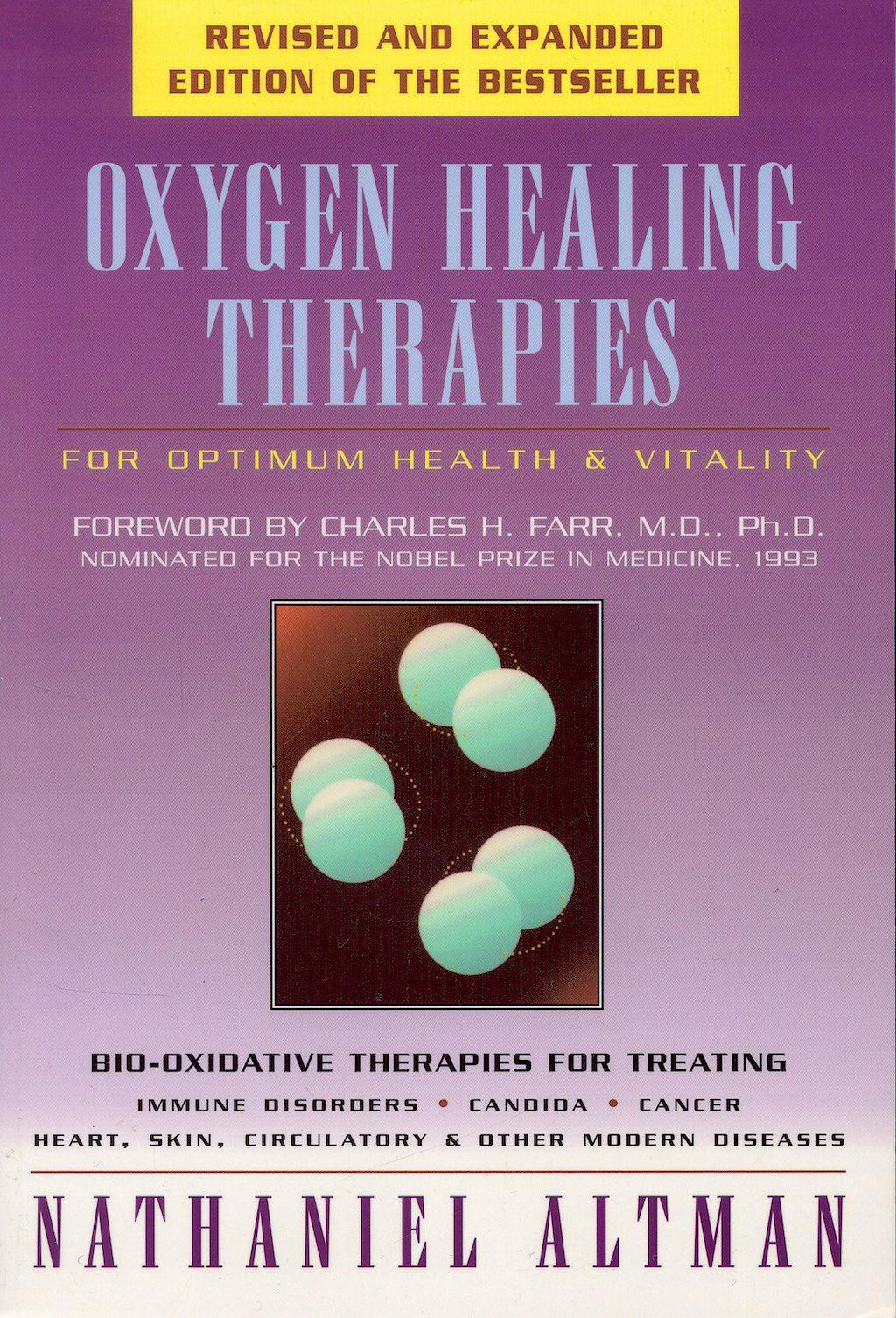 Portada del libro 9780892817931 Oxygen Healing Therapies: For Optimum Health and Vitality