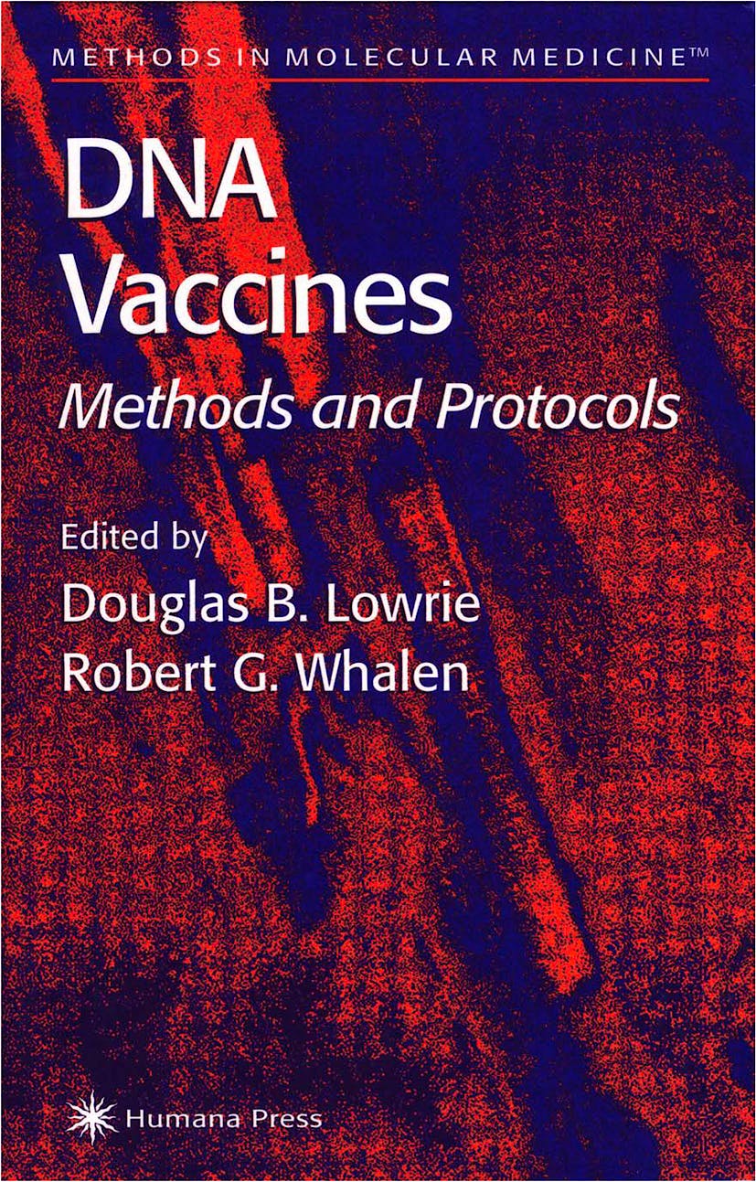 Portada del libro 9780896035805 Dna Vaccines - Methods and Protocols